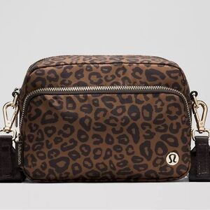 Lululemon Leopard Print Crossbody Bag